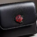 Patch petite rose sac en cuir.webp